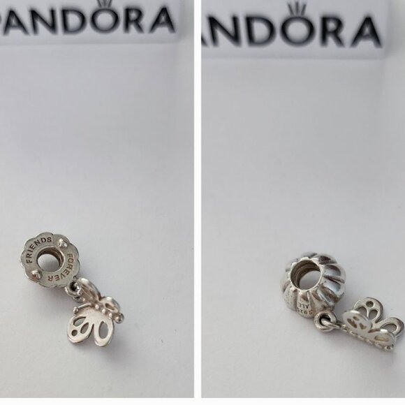 Authentic PANDORA Best Friend pendant only half - Picture 1 of 1